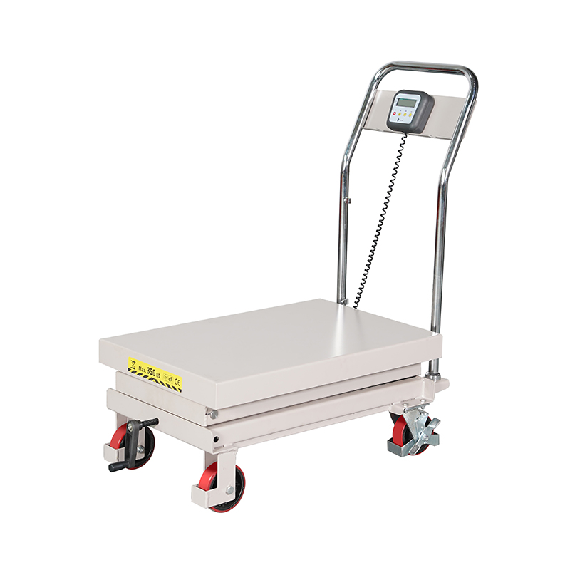 Chargeur à plate-forme élévatrice manuelle de pesée CPT300