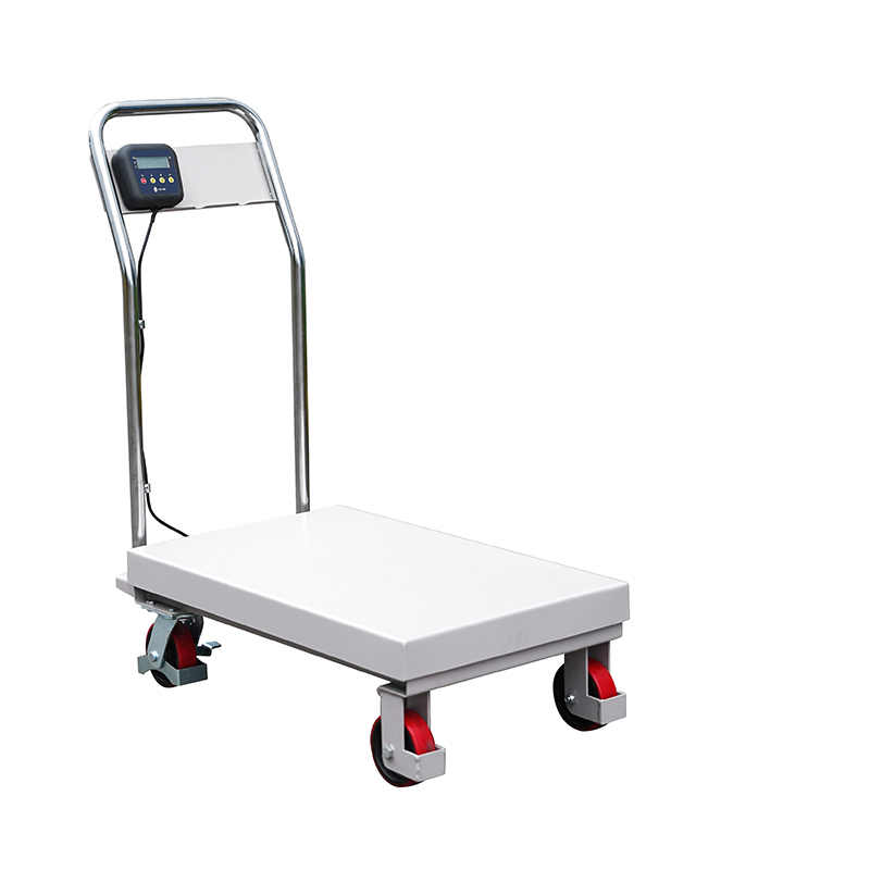 Chargeur à plate-forme élévatrice manuelle de pesée CPT300